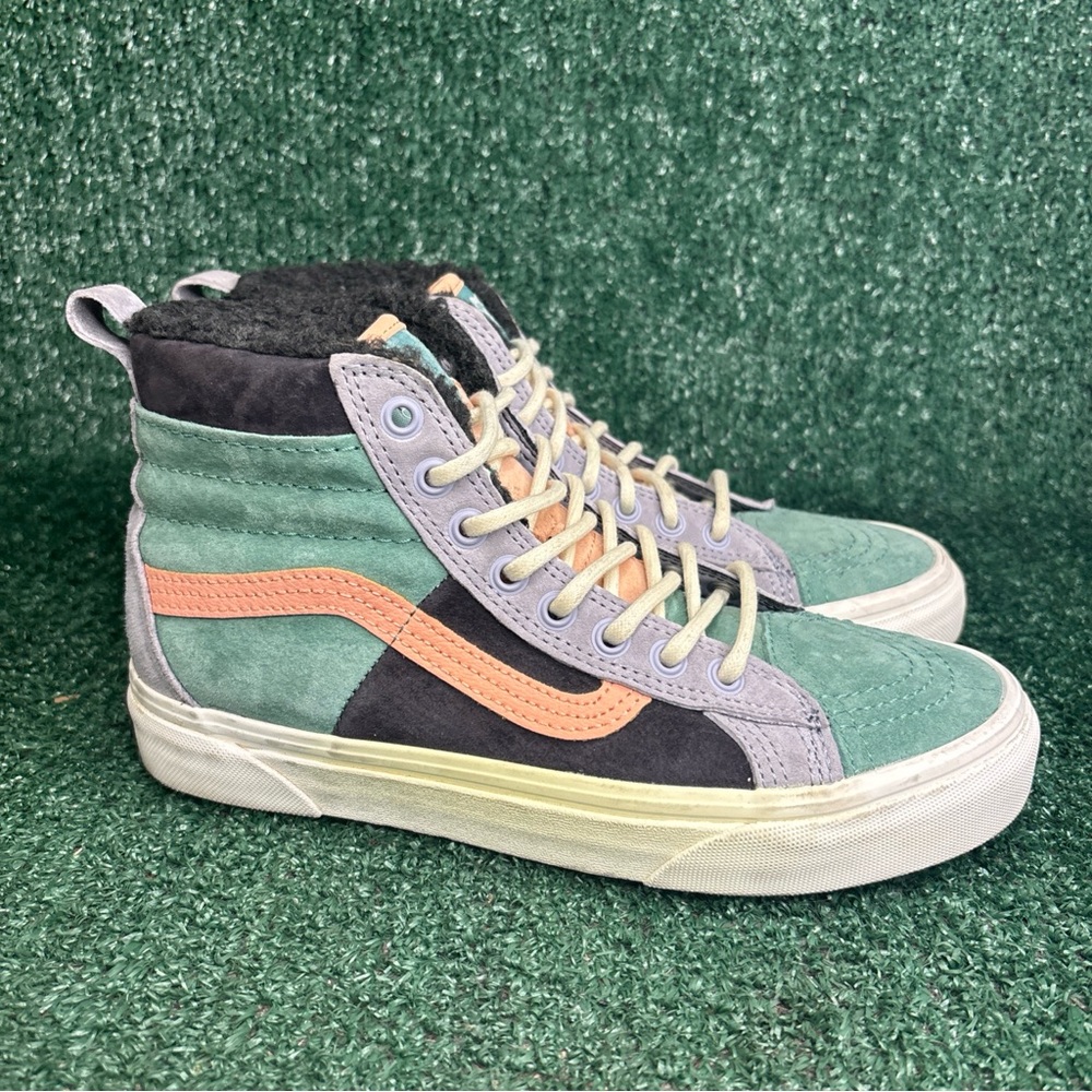 Vans Sk8 Hi MTE DX Pastel Rainbow Colorblock Sneakers Womens Size 7.5